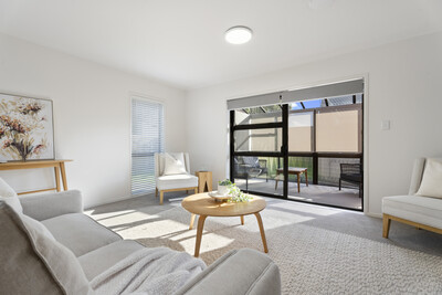 Two bedroom villa with single garage and rumpus